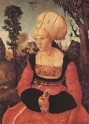 Lucas Cranach the Elder Anna Putsch,First Wife of Dr.johannes (mk45) oil on canvas